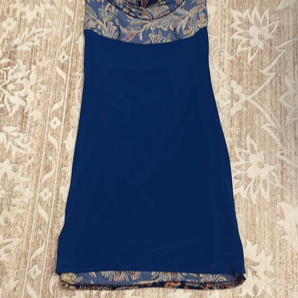 Ralph Lauren Dress in Blue with Colorful Paisley - Picture 4 of 6